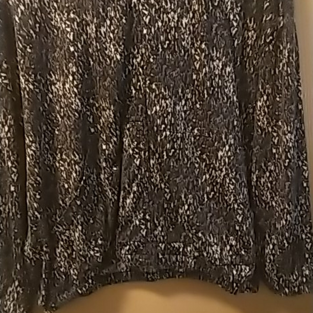 LuLaRoe womens zip up jacket black m - Picture 4 of 10